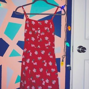 Red sundress
